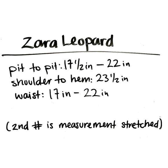 ZARA Nwt Soft Touch Animal Print Long Sleeve Turtleneck, Taupe, Light Brown, S - Picture 12 of 13